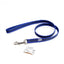 Julius-K9 Color & Grey Super-Grip Leash With Handle Thick Blue & Grey