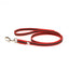 Julius-K9 Color & Grey Super-Grip Leash With Handle Thick Red & Grey