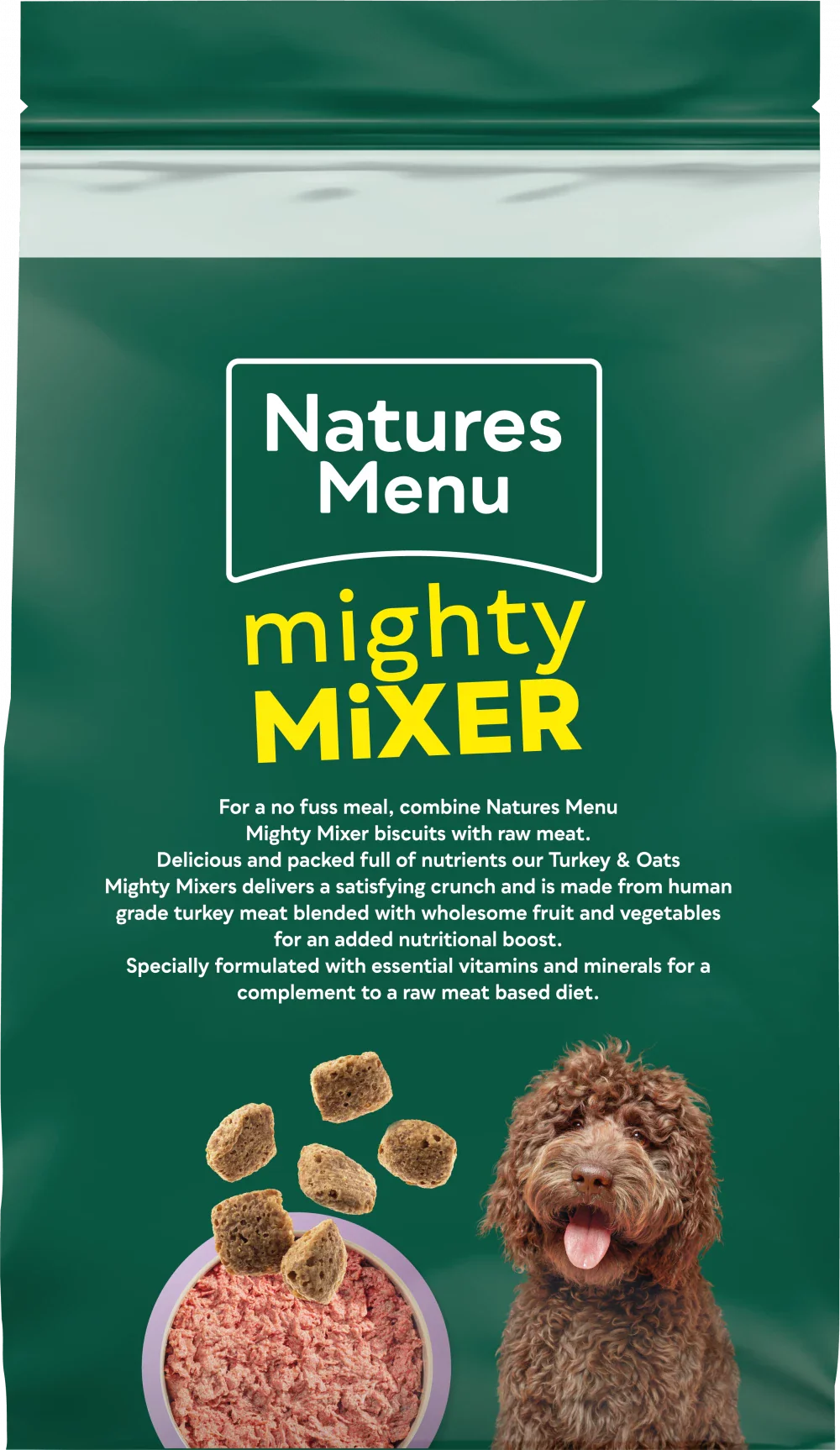 Natures Menu Mighty Mixer with Turkey & Oats 2kg