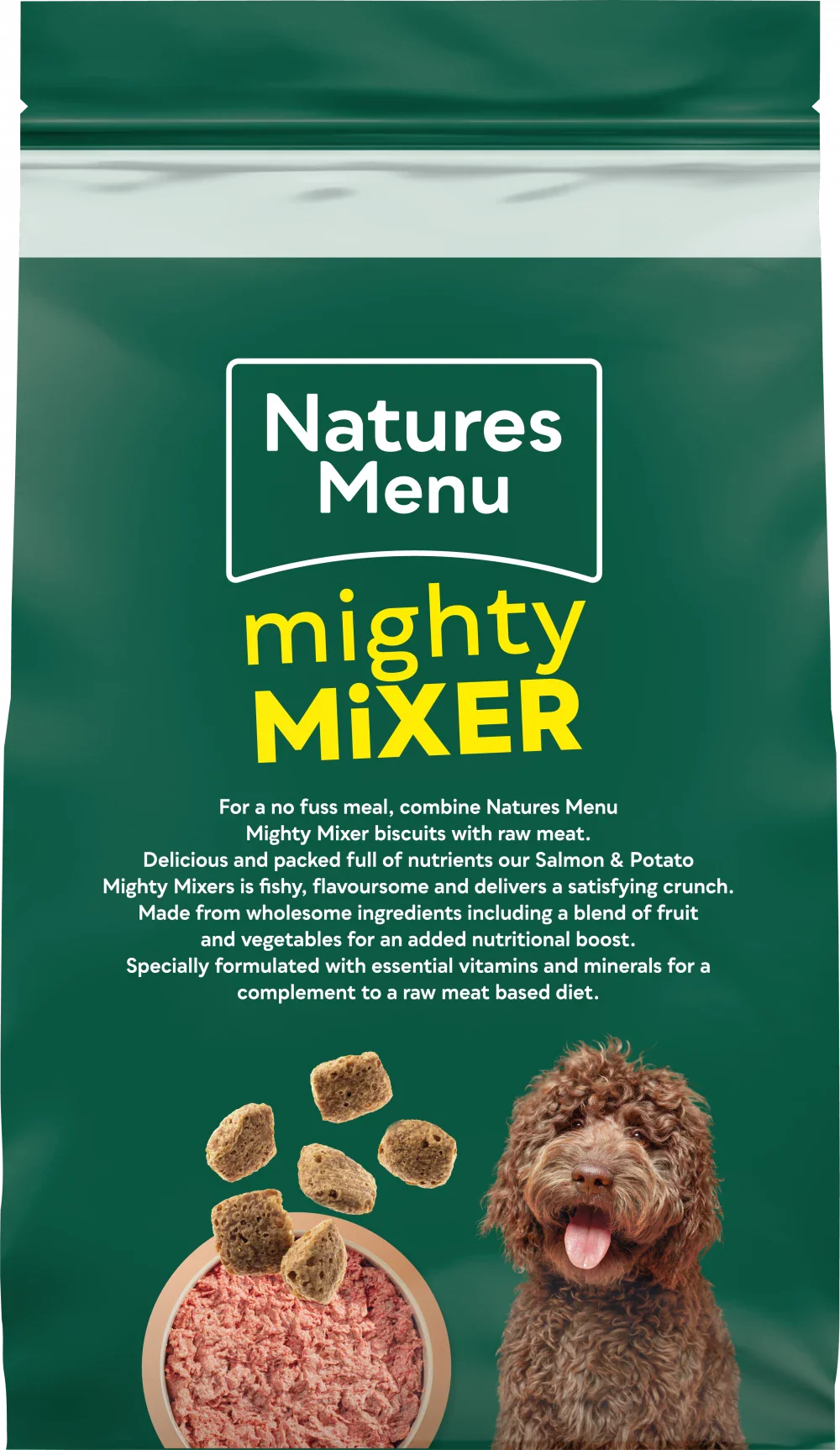 Natures Menu Mighty Mixer with Salmon & Potato 2kg