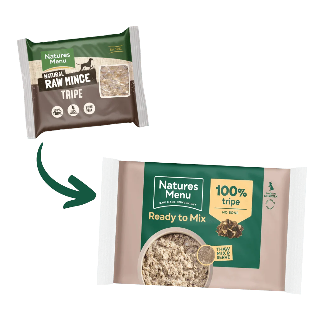 Natures Menu Just 100% Tripe Mince 400g - Ormskirk Pets