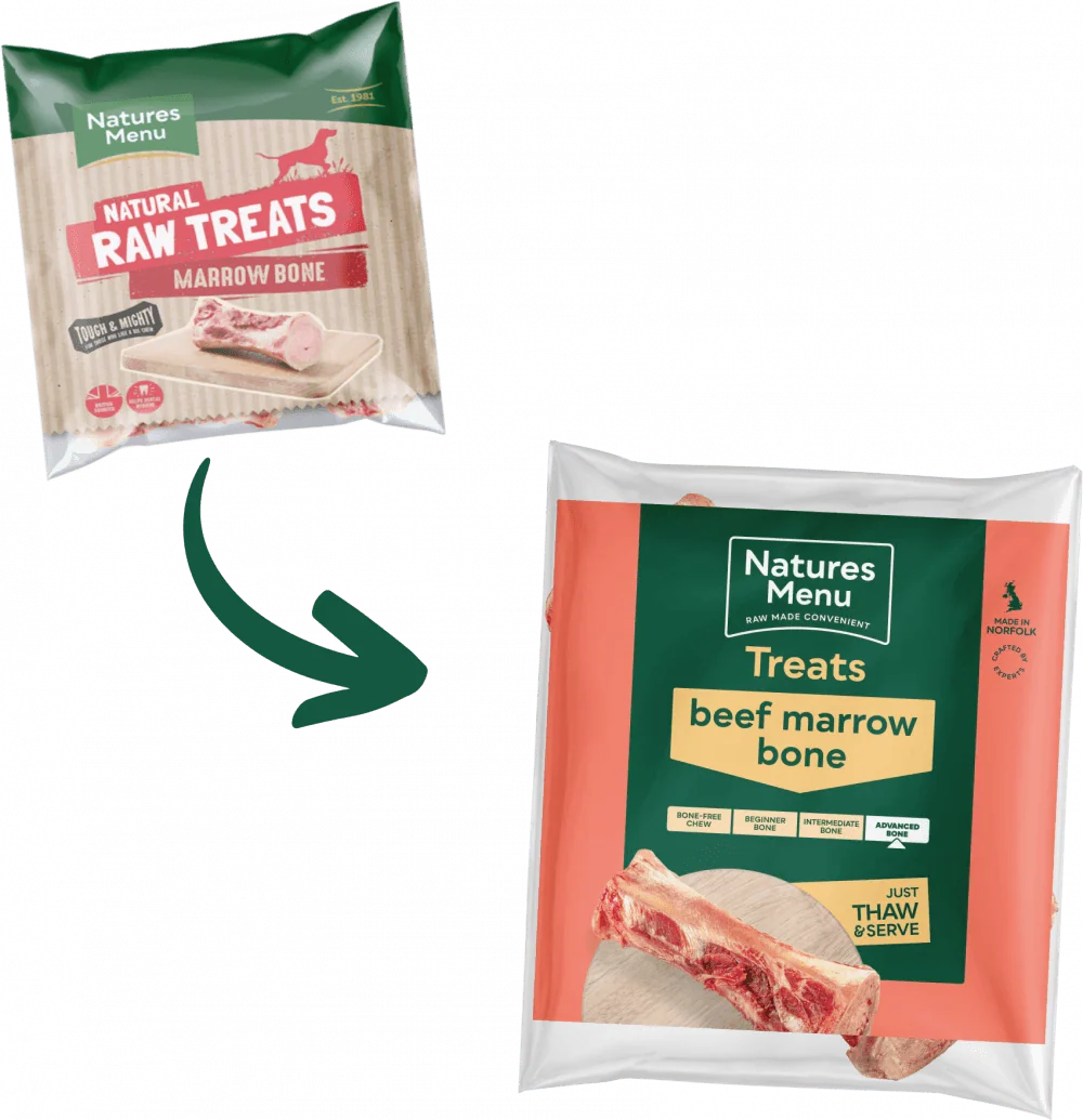 Natures Menu Natural Raw Beef Marrow Bone - Ormskirk Pets
