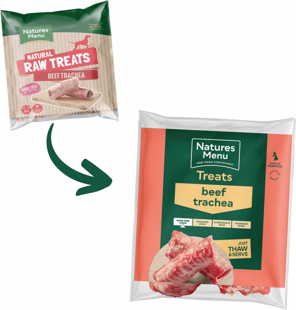 Natures Menu Natural Raw Beef Trachea - Ormskirk Pets