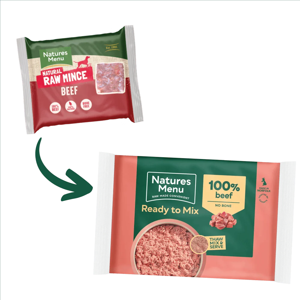 Natures Menu Just 100% Beef Mince 400g - Ormskirk Pets