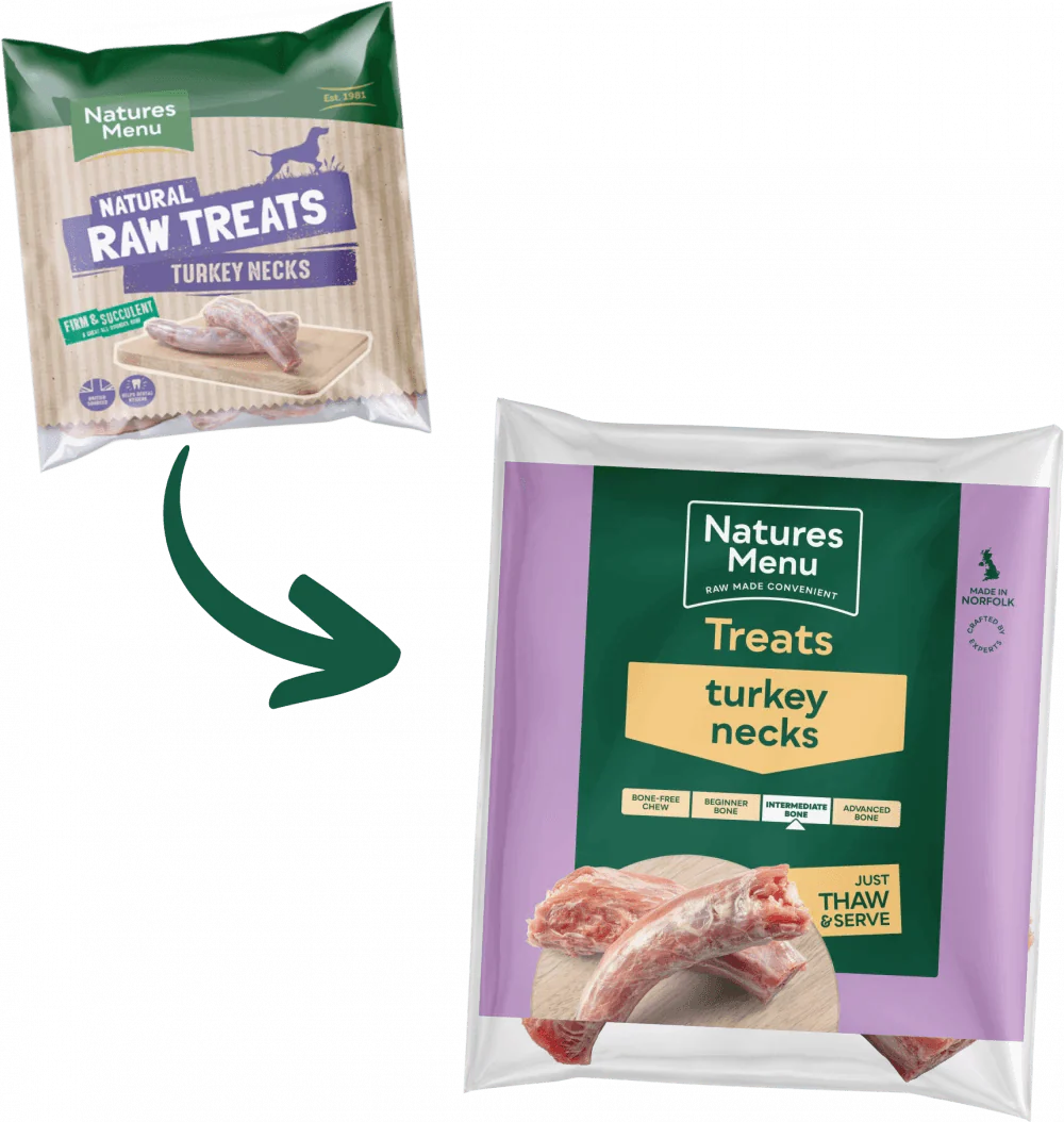 Natures Menu Natural Raw Turkey Necks - Ormskirk Pets