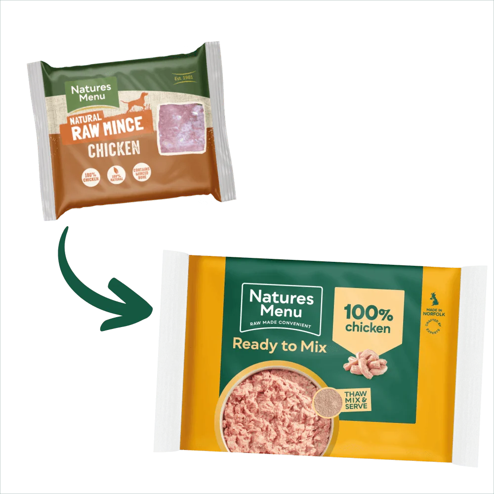 Natures Menu Just 100% Chicken Mince 400g - Ormskirk Pets