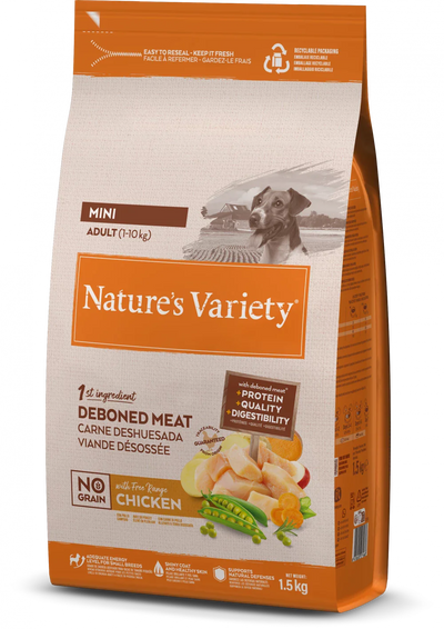 Natures Variety Small Breed Free Range Chicken 1.5kg