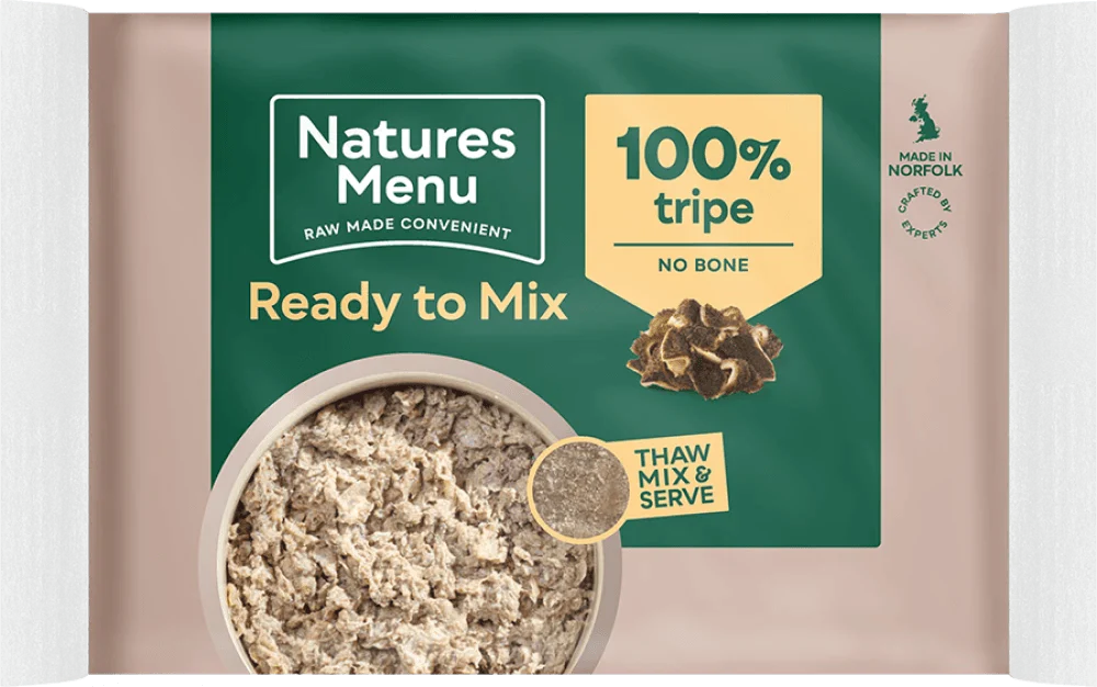 Natures Menu Just 100% Tripe Mince 400g - Ormskirk Pets
