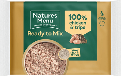 Natures Menu Just 100% Chicken and Tripe Mince 400g - Ormskirk Pets