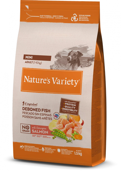 Natures Variety Salmon Dry Food Small Breed 1.5kg
