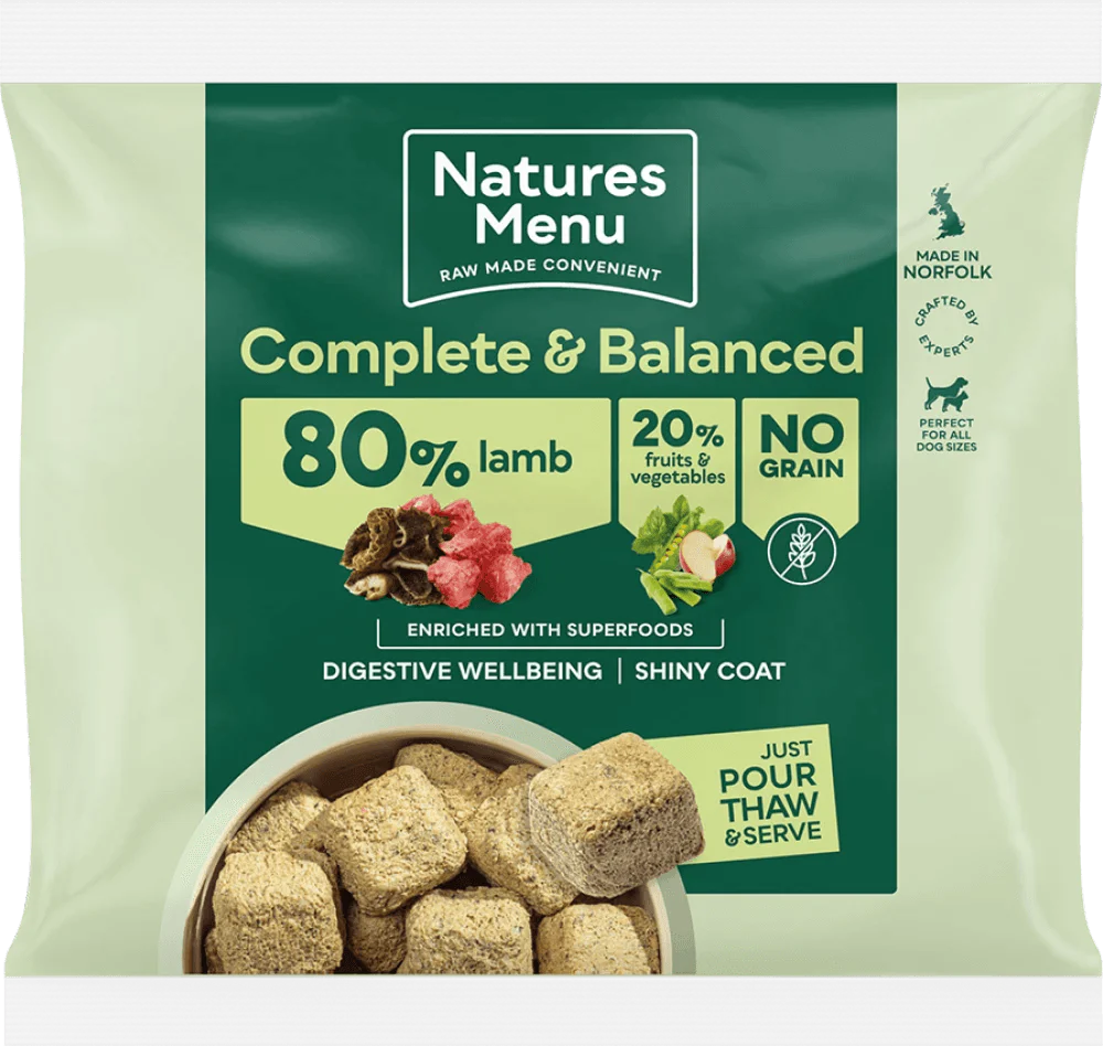 Natures Menu Country Hunter 80/20 British Lamb with Superfoods 1kg - Ormskirk Pets