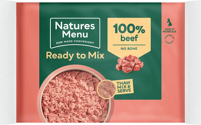 Natures Menu Just 100% Beef Mince 400g - Ormskirk Pets