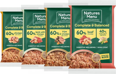 Natures Menu Multipack 60/40 Complete and Balanced 12 x 300G - Ormskirk Pets