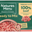 Natures Menu 100% Beef Freeflow Mince for Adult Dogs 2kg - Ormskirk Pets