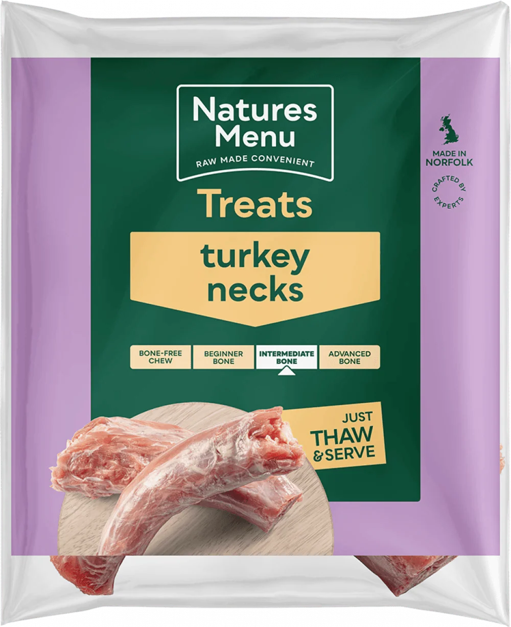Natures Menu Natural Raw Turkey Necks - Ormskirk Pets