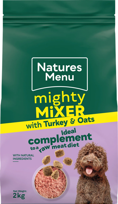 Natures Menu Mighty Mixer with Turkey & Oats 2kg