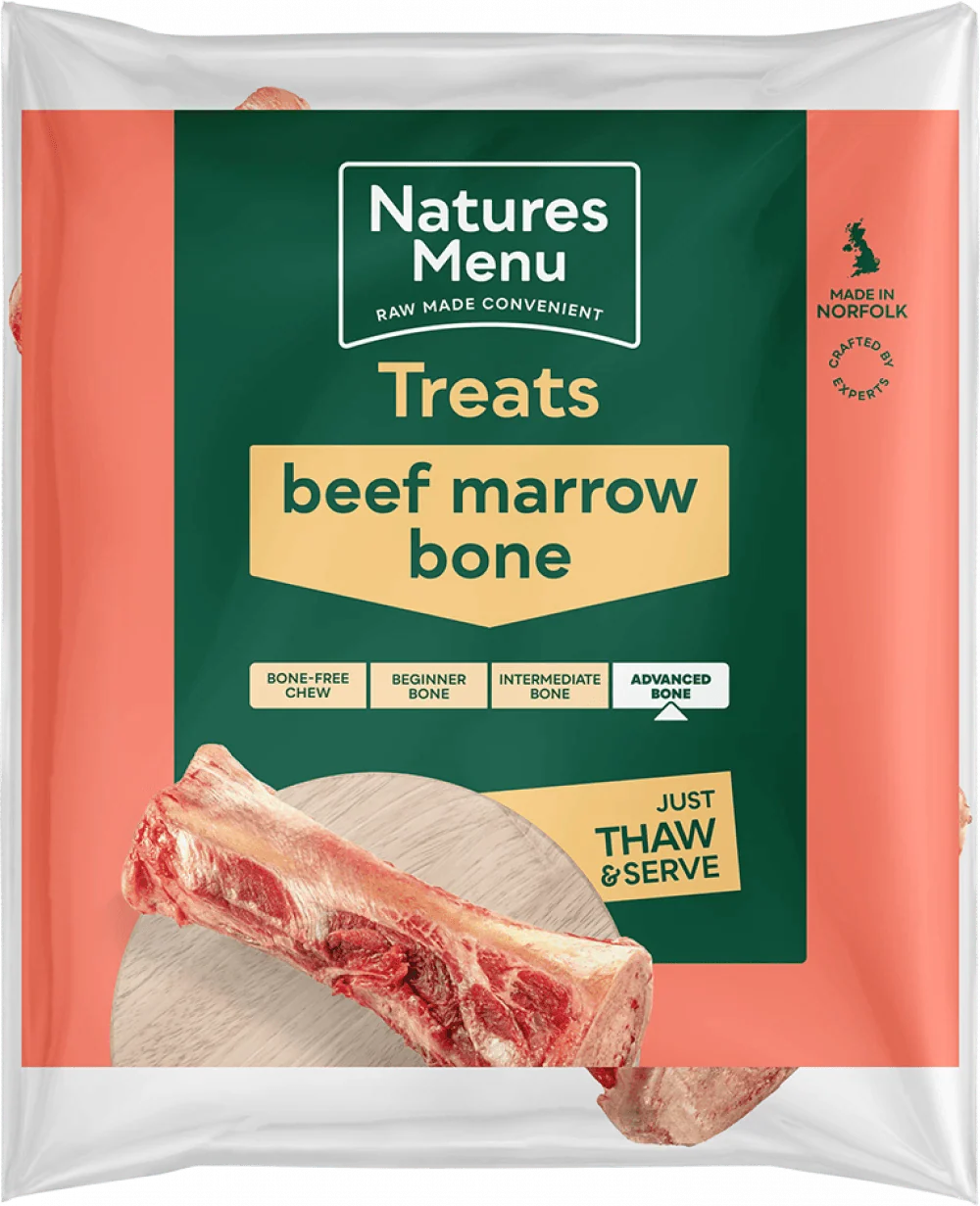 Natures Menu Natural Raw Beef Marrow Bone - Ormskirk Pets
