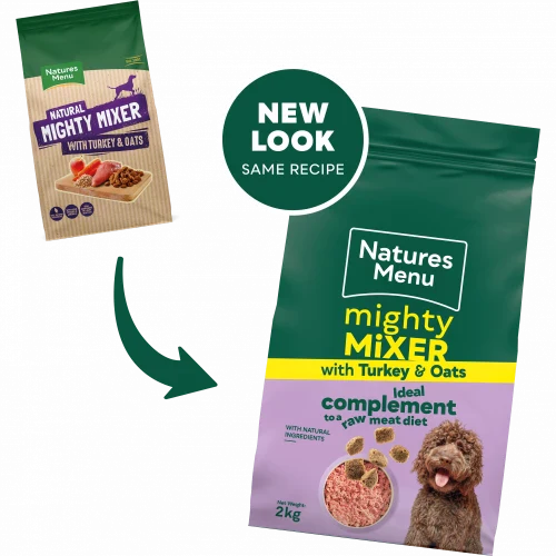 Natures Menu Mighty Mixer with Turkey & Oats 2kg