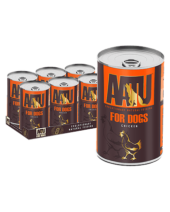 AATU Dog Adult 90/10 Chicken 6 x 400g