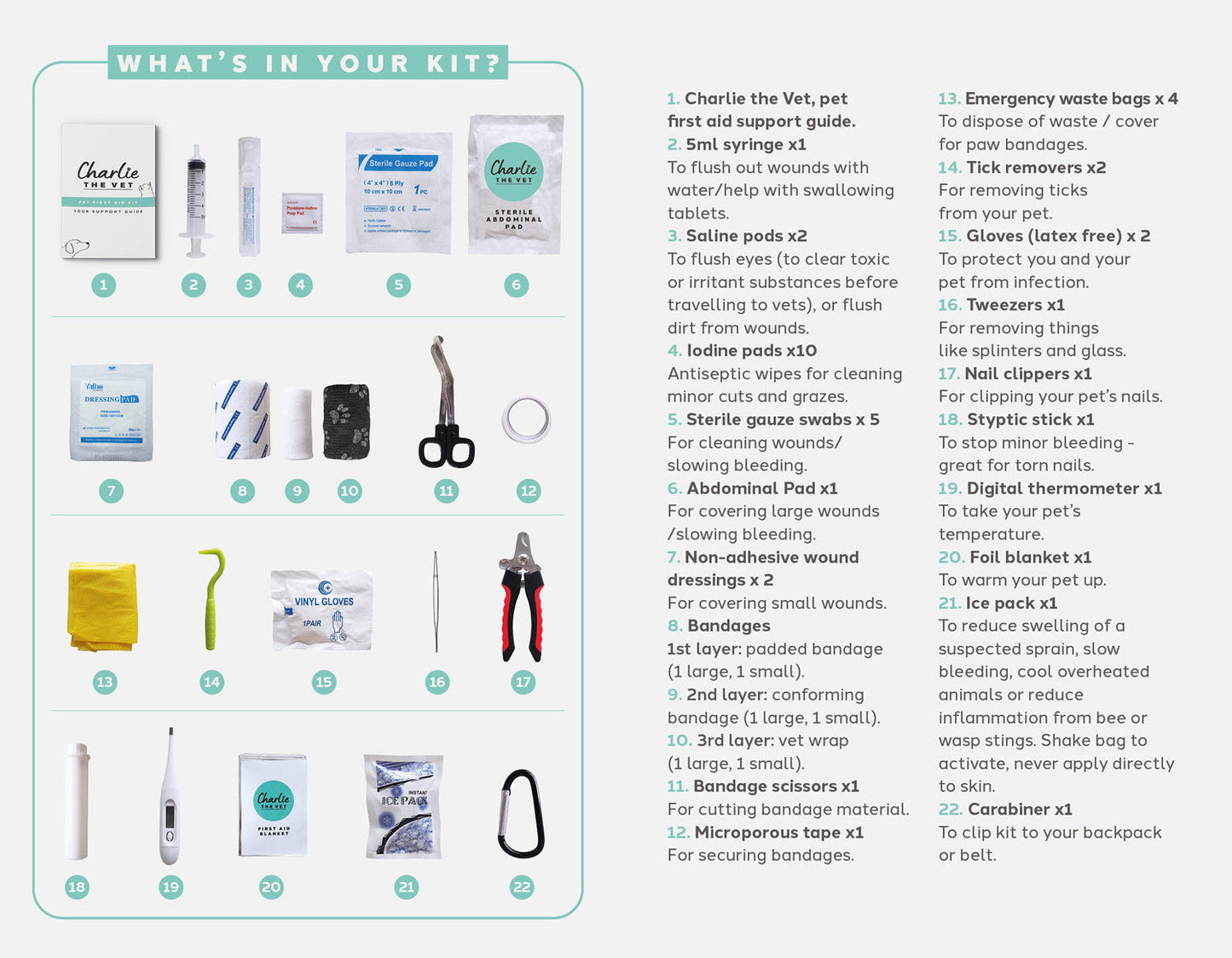Charlie The Vet Pet First Aid Kit